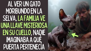 Al Ver Un Gato Moribundo La Familia Ve En Su Cuello Una Llave Misteriosa No Imaginaban a Qué [upl. by Sackey287]