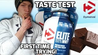 Dymatize Elite 100 Whey Taste Test Review  CHOCOLATE FUDGE flavour [upl. by Parfitt]