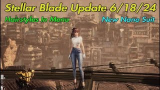 Stellar Blade Update June 18 2024 nanosuit stellarblade hairstyles [upl. by Nyer]