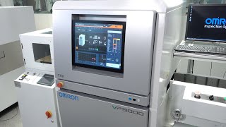 OMRON VP9000 SPI Automated 3D Solder Paste Inspection Machine [upl. by Nonez]