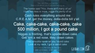 Drake ft Jay Z Pound Cake Paris Morton Lyrics [upl. by Saraann]