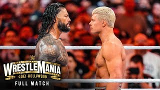 FULL MATCH  Roman Reigns vs Cody Rhodes — WWE Universal Championship Match WrestleMania 39 Sunday [upl. by Anawd265]