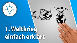 Erster Weltkrieg einfach erklärt explain it simple  Erklärvideo [upl. by Gardener]