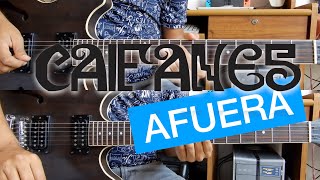 Afuera  Caifanes  VideoGuía Guitar Cover  El Richi [upl. by Attebasile]