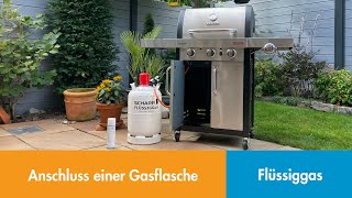 Tutorial Anschluss einer Gasflasche  SCHARR [upl. by Htiduy]