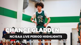 Chance Gladden NCISAA Live Period Highlights Ravenscroft School Class of 2025 [upl. by Aihsemek910]