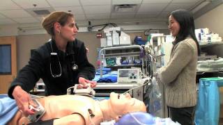 Simulation center helps close the gap between classroom learning and patient care [upl. by Ridglee474]