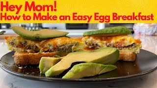 How to make an EASY EGG BREAKFAST using a Tovala Smart oven meat cheese avocado and toast [upl. by Chiquita278]