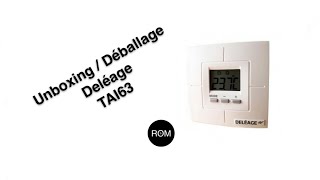 Déballage  Unboxing Deléage TAI63 140B0499 [upl. by Ravert]