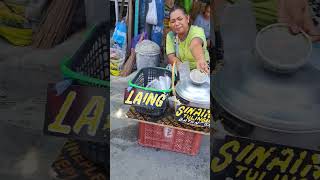 Filipino SINAING TULINGAN Fish Recipe LAING shredded taro leaves with meat or seafood 2024 shorts [upl. by Odetta378]