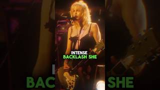 Courtney Love FACED THIS Unbelievable BACKLASH shorts musichistory musicshorts [upl. by Newhall]