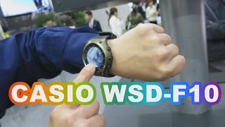 CASIO Smart Outdoor Watch WSDF10はこんな感じｶｼｵ ｽﾏｰﾄ ｱｳﾄﾄﾞｱ ｳｫｯﾁ [upl. by Nosyaj]