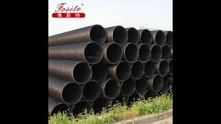 HDPE double wall corrugated pipe construction guide [upl. by Qerat]