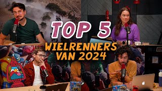 De top 5 beste wielrenners van 2024 [upl. by Korwin]