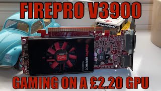 The FirePro V3900  Gaming on a £220 GPU in 2021 [upl. by Mesics27]