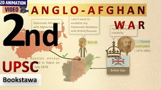 Second Anglo Afghan War  Bookstawa  UPSC [upl. by Bahner266]