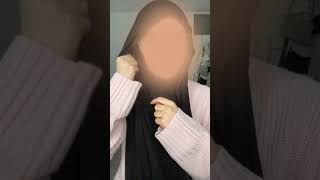 Hijab style without showing neck  Hijab style neck coverage ✨ modesty hijabtutorial [upl. by Paloma266]