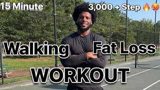 3000 Step Walking Fat Loss Workout  No Rest No Equipment Needed [upl. by Ailil]