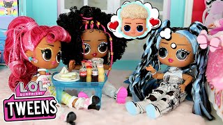 ALL ABOUT LOL Tweens  LOL Tweens After School Routine  LOL Tween Family Doll Stories [upl. by Ytsud]