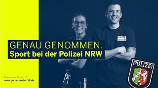 GENAU GENOMMEN  Sport bei der Polizei NRW [upl. by Erait]