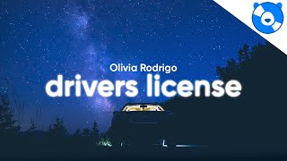 Olivia Rodrigo  drivers license Clean  Lyrics [upl. by Resneps216]