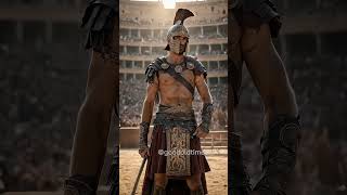 Gladiator inside the Colosseum 🇮🇹rome gladiator gladiator2 italy history ancientrome [upl. by Arikaahs]