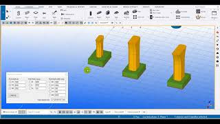 TEKLA API  DEMO CURVED BRIDGE PIER [upl. by Dweck]