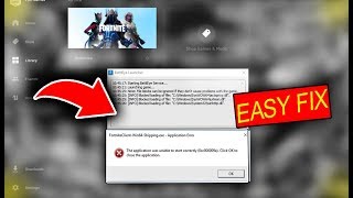 How to Fix Fortnite 0x000009a Error  application was unable to start correctly 0xc000009a [upl. by Ilise]