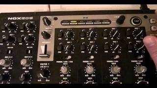 DemoReview Behringer NOX606 mixer filters and fx  part 2 [upl. by Eimarrej]