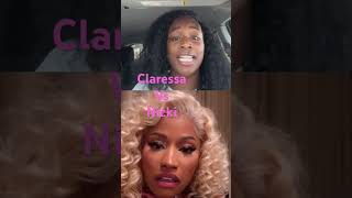 Claressa Shields Calls out Nicki Minaj to box for 100k shorts boxing gwoat shorts [upl. by Hoy]