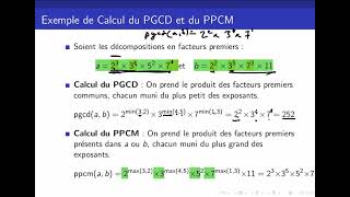 larithmétique dans IN 09 Nombres premiers et PGCDPPCM  tronc commun [upl. by Almire171]