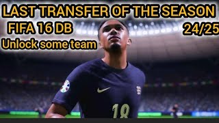 FIFA16NEW DB ALL SUPER BIG TEAM TRANSFER OF THE NEW SEASON 2425 [upl. by Aisekal750]