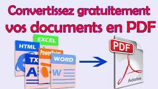 convertisseur PDF 3 étapes pour convertir Word en PDF [upl. by Braunstein]