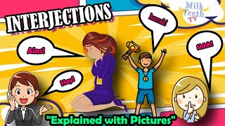 Meaning of Interjections with Examples amp Pictures  Important words used as Interjections in English [upl. by Moselle]