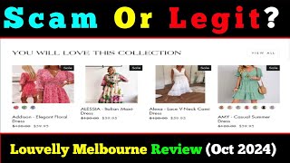 Louvelly Melbourne Reviews Is LouvellyMelbourneCom Really Closing Or Its A Scam Watch Now [upl. by Nahtanaj]