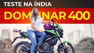 TESTEI A DOMINAR 400  GOSTEI  NOVA MOTO NO MERCADO BRASILEIRO BAJAJ DOMINAR 400  LANÇAMENTO [upl. by Nirred]