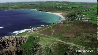 Aerial views of West Cornwall [upl. by Aneeuqahs]