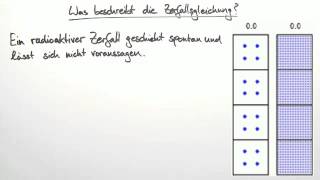 Physik Zerfallsgleichung und Zerfallsreihen  Physik  Atom und Kernphysik [upl. by Dareece425]