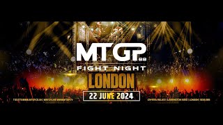 Tomas Pociuipa VS Lewis Harwood  Prelims  MTGP London  22nd June 2024 [upl. by Lyreb]