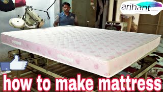 how to make memory foama mattress making all type tutorial [upl. by Annatnom]