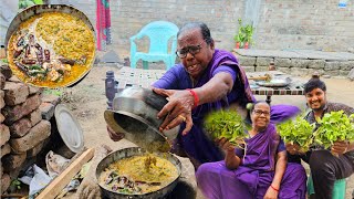 బాబోయ్ 😳 భయంకరమైన ఎండలో నాకోసం నాన్నమ్మ ఎం కూర చేసింది చూడండి పాపం 😭😋 [upl. by Boccaj]