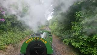 Bodmin General to Bodmin Parkway Brake Van View behind Par Docks Loco quotJudyquot [upl. by Priebe]