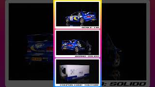 Subaru Impreza WRC 4 Piero Liatti  Fabrizia Pons 118 Diecast Model Car by Solido [upl. by Yrelav]