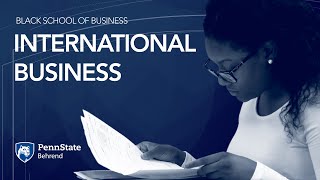 International Business at Penn State Behrend [upl. by Resor]