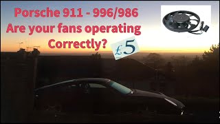 Porsche 911 996986 Fan Repair less than £5 [upl. by Dirgis]