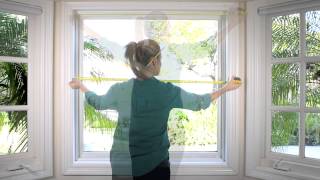 How To Measure your Windows for Wood Blinds [upl. by Adnorrahs]