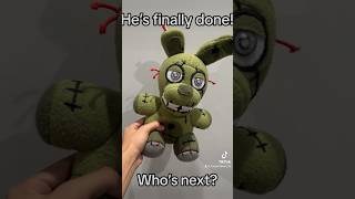 Making Springtrap concept by Bizabizow fnaf fnafmeme fnafmovie fnafruin fnafplush Bonnie [upl. by Ahsikym363]