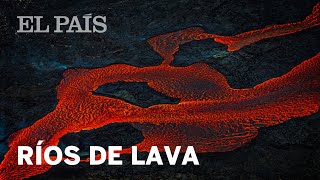 Ríos de lava en el volcán Kilauea [upl. by Hnacogn]