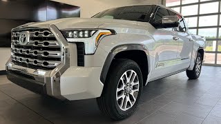 Wanda’s 2023 Toyota Tundra 1794 4x4  Wind Chill Pearl w Saddle Tan Leather [upl. by Lliw]