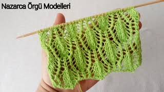 💚BU TARİF İLK NAZARCA ÖRGÜ MODELLERİ KANALINDA AJURLU MODEL [upl. by Jaynell]